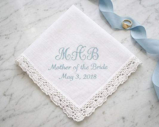 cotton lace white embroidery hanky