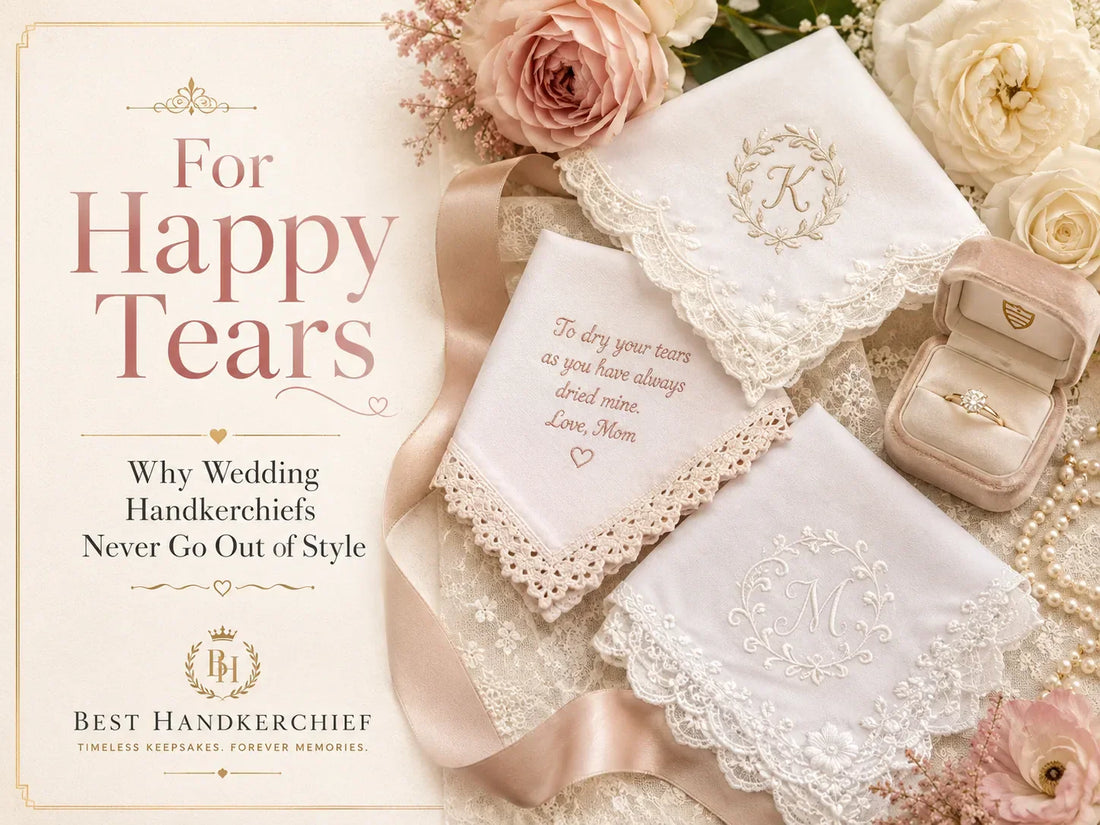 For Happy Tears: Why Wedding Handkerchiefs Never Go Out of Style