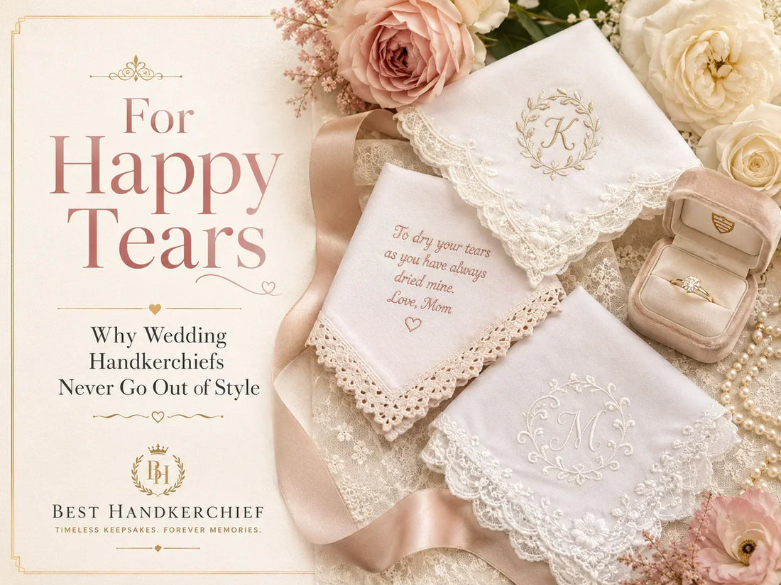 For Happy Tears: Why Wedding Handkerchiefs Never Go Out of Style