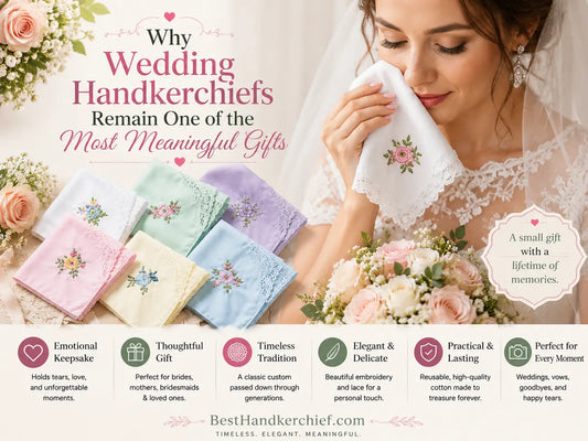 Why Wedding Handkerchiefs Remain One of the Most Meaningful Gifts