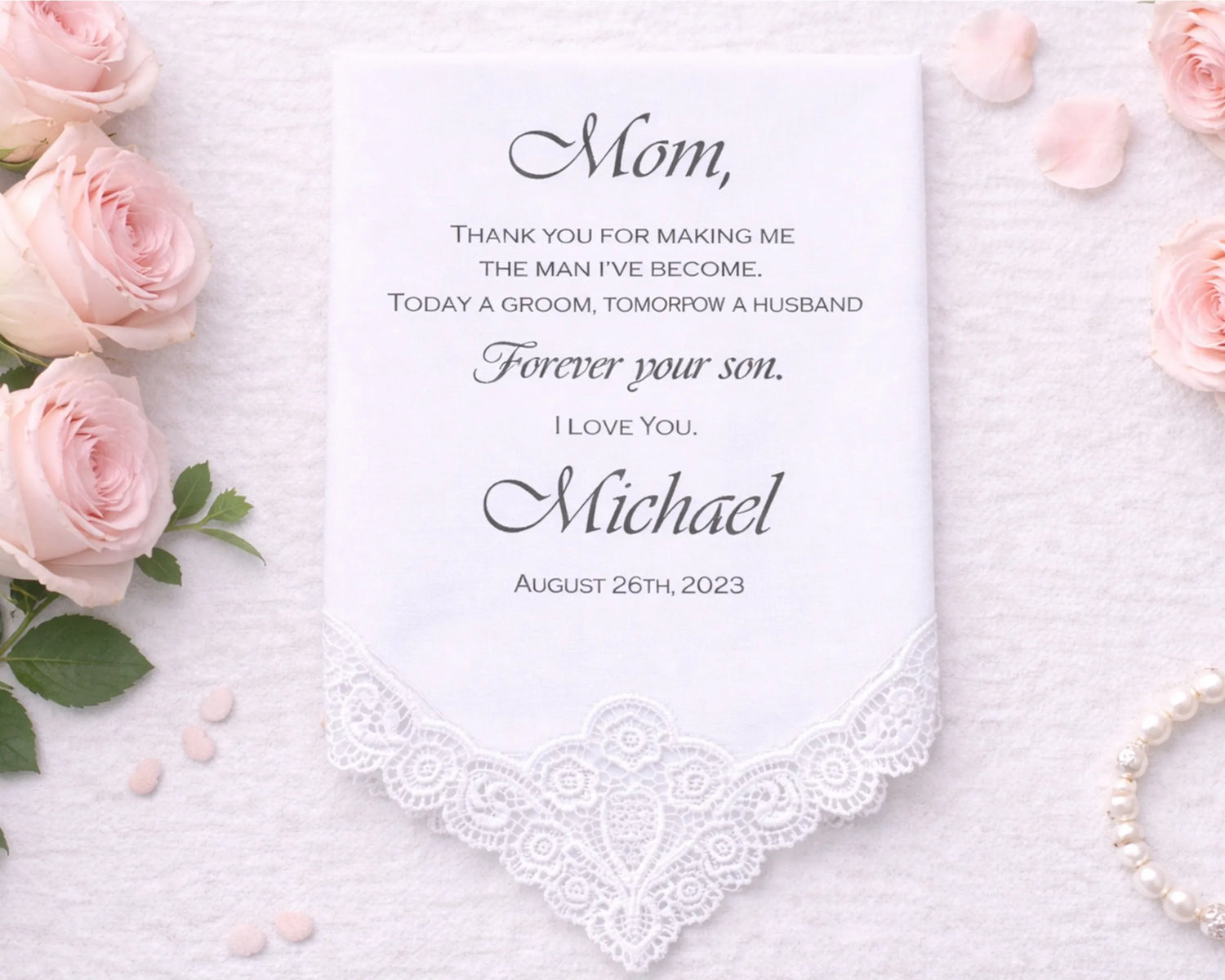 Hankies for Father & Mother of Groom