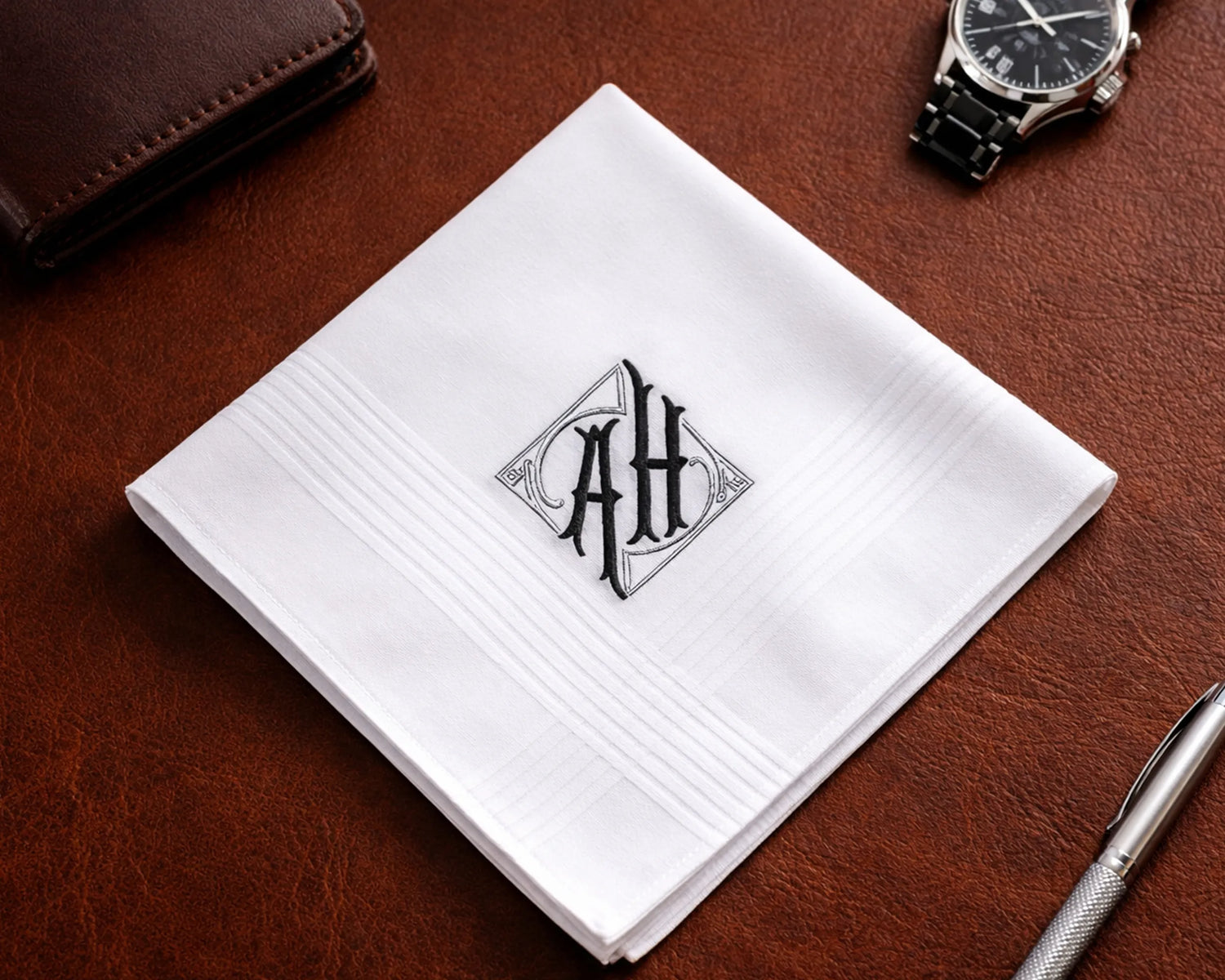 Initial Men Hankies