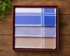 Men’s Cotton Handkerchiefs Pack of 12 Classic Check Border Design
