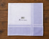 Men’s Cotton Handkerchiefs Pack of 12 Classic Check Border Design