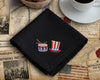 Premium Cotton Handkerchief Patriotic Embroidery Hanky