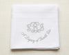 Custom Embroidered Monogrammed Cotton Hanky for Men