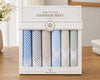 Set of 6 Cotton Handkerchiefs for Men – Soft Checkered Pocket Hankies for Everyday Use