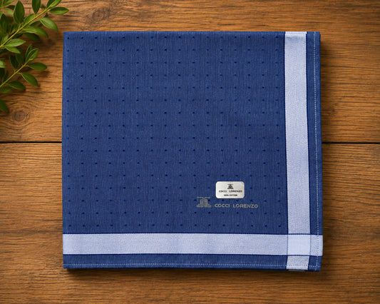 Men’s Cotton Handkerchiefs Pack of 12 Stylish Woven Border Design