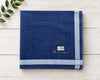 Men’s Cotton Handkerchiefs Pack of 6 Soft Textured Border Hankies