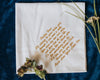 Custom Message Wedding Cotton Handkerchief for Father of the Bride