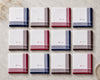 Men’s Cotton Classic Striped Border Handkerchiefs Pack of 12