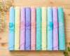 Women’s Soft Cotton Floral Handkerchief Set of 10 Embroidered Hankies