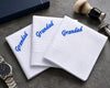 Personalized Embroidered Monogram Men’s Hankies Set of 3