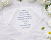 Custom Embroidered Wedding Lace Handkerchief for Mom