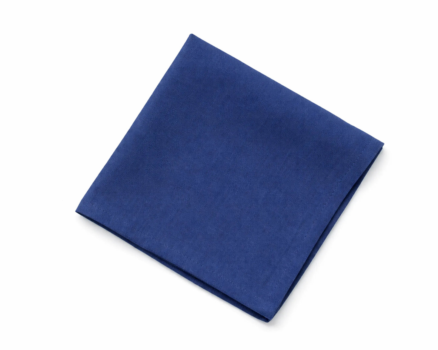 Blue handkerchief on a white background