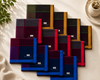 Men’s Cotton Handkerchiefs Pack of 12 Soft Multicolor Border Hankies
