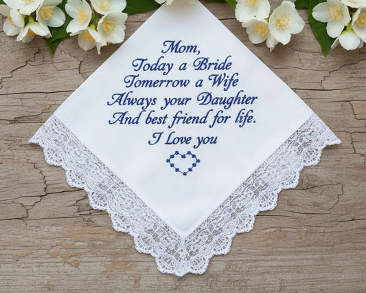 Embroidery Cotton Lace Handkerchiefs made in USA 