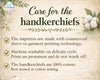 Custom Embroidery Add On for Handkerchief Personalization