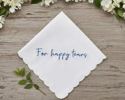 Embroidery Cotton Scallop Hankies for Ladies Made in USA