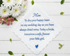 Sweet Message from Daughter To Mom Made in USA 