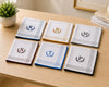 Personalized Embroidery Monogram Handkerchief Set of 6 for Men 3