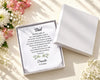 Personalized hanky for Dad with floral arrangement on a light surface