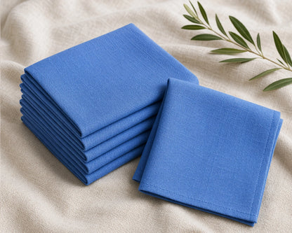 Black hanky on a white background
