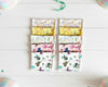 stack of folded cotton handkerchiefs with various character and pattern prints