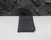 black and white grid design hanky