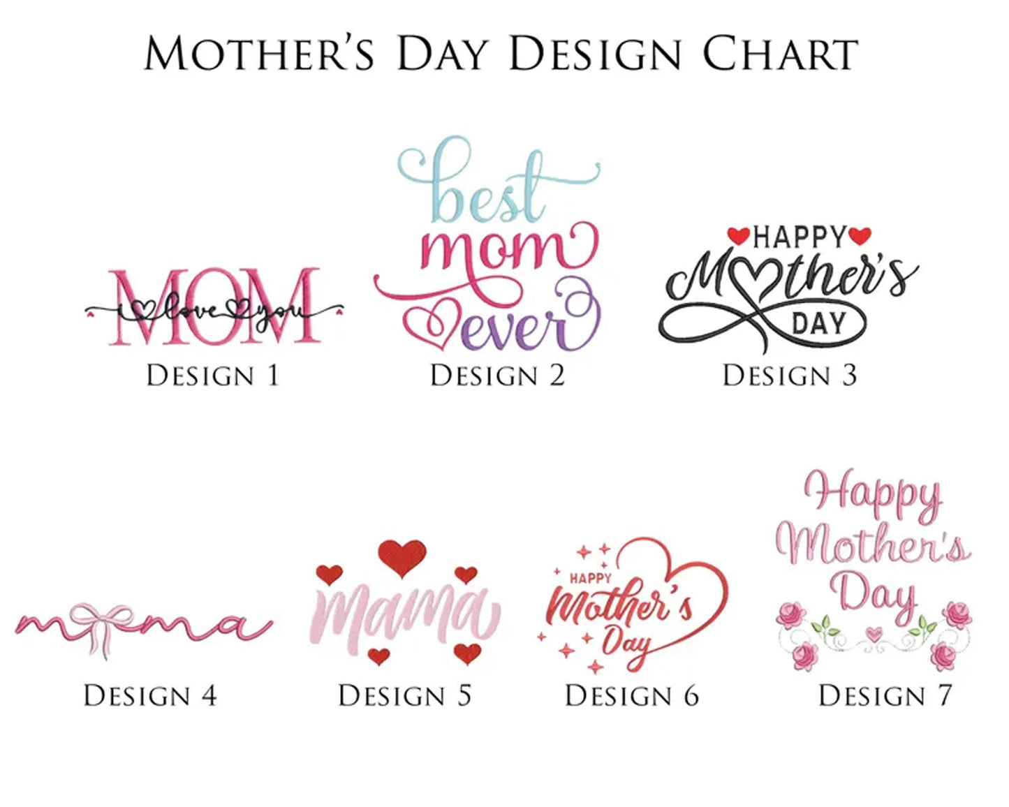 Custom Embroidered Handkerchief Gift for Mom