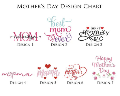 Custom Embroidered Handkerchief Gift for Mom