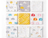 Kids Handkerchief Set Soft Cotton Hanky Bulk Pack