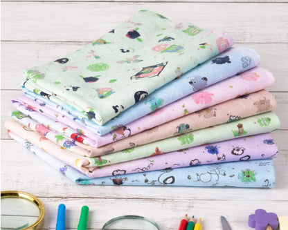 kids printed foaled hankies