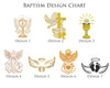 Cotton Baptism Embroidery Design Hanky