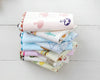 scalloped edge cotton kids 6 printed hanky 