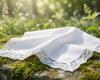 White lacedoily on a stone with a natural background