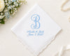 white hanky with embroidery